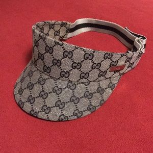 Unisex clean Hardly Worn GUCCI Visor Adjustable
